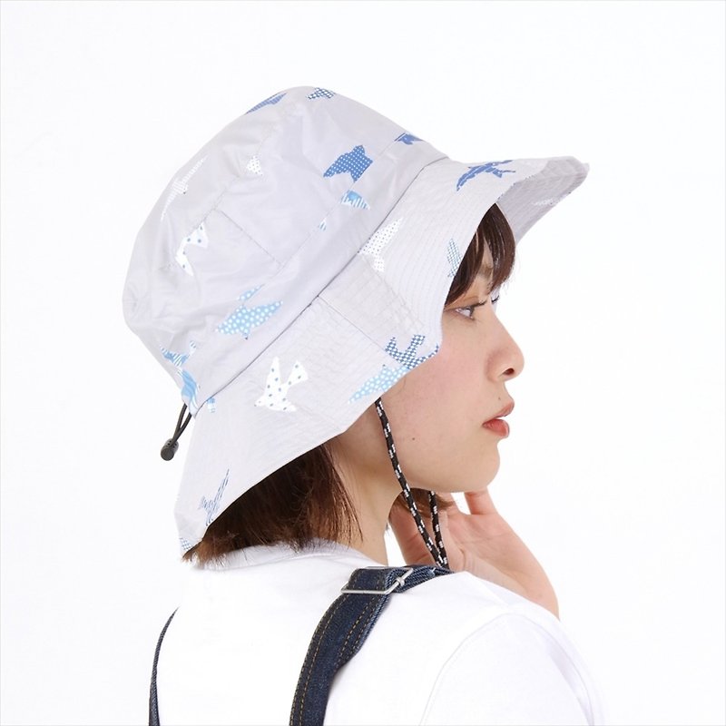 NIFTY COLORS - ECO LOOPET Bird Pattern Waterproof and Anti-UV Bucket Hat - ร่ม - เส้นใยสังเคราะห์ 