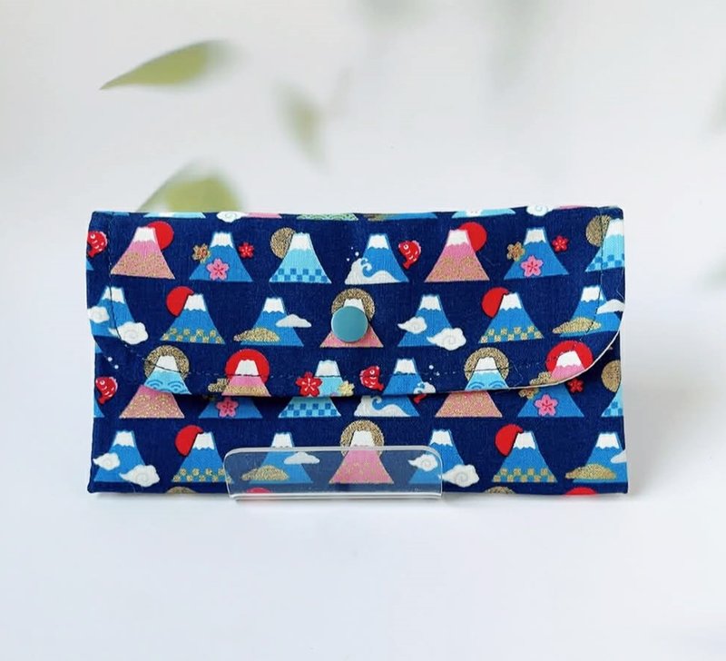 2026 Red Envelope / Passbook Cover / Mount Fuji / Japanese Imported Fabric / Re-opening Gift - Chinese New Year - Cotton & Hemp 