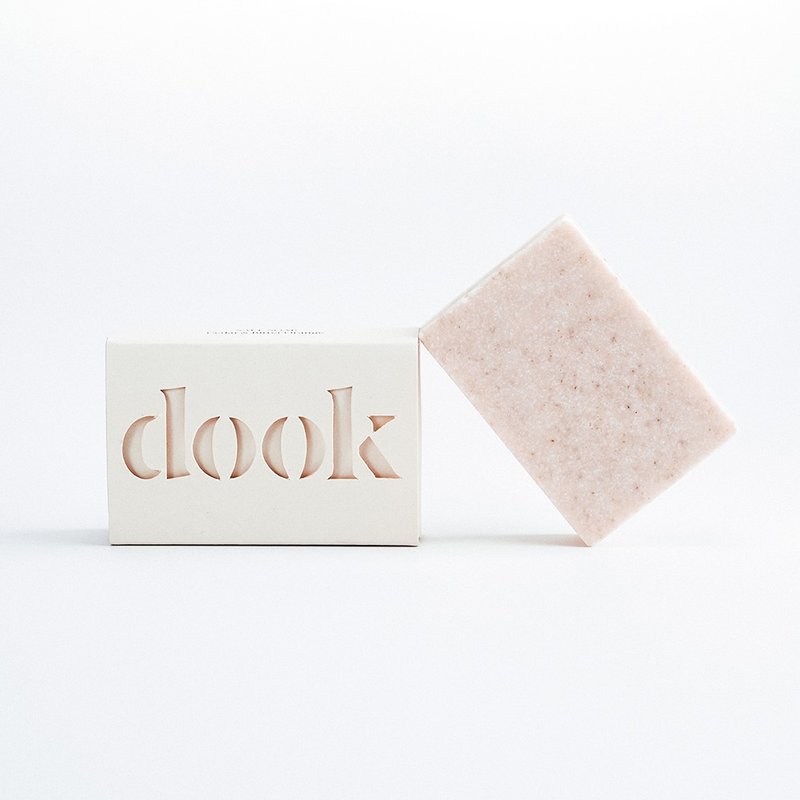 [Immediate product] British dook handmade salt soap - pure (original flavor) - Soap - Other Materials Pink