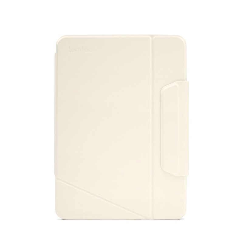 Tomtoc magnetic double-sided white clip is suitable for 10.9-inch iPad Air and 11/12.9-inch iPad Pro - เคสแท็บเล็ต - หนังเทียม ขาว