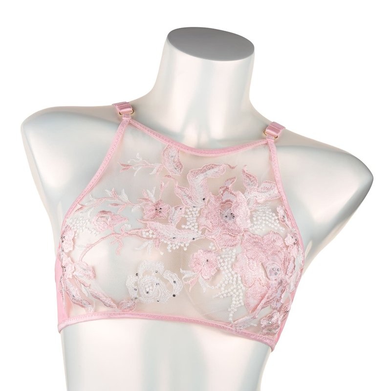 Flora Halter Top Pink - 女內衣褲 - 其他材質 粉紅色