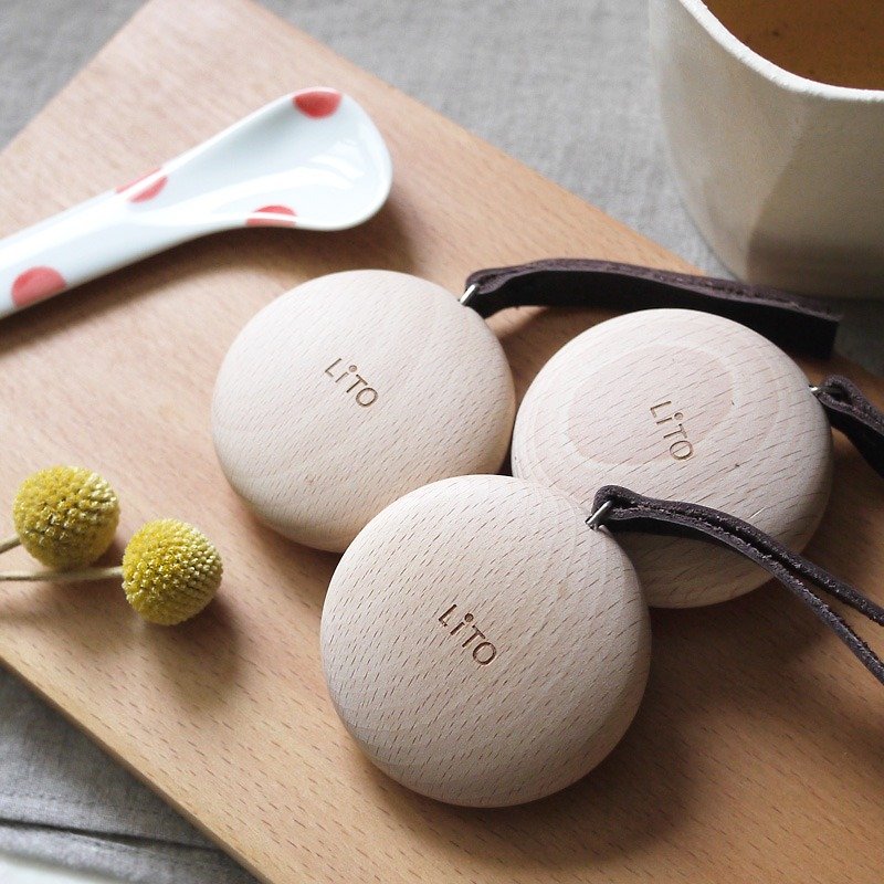 [Exhibition Special Sale] Handmade Wooden Tape Measure-Beech - Other - Wood Brown