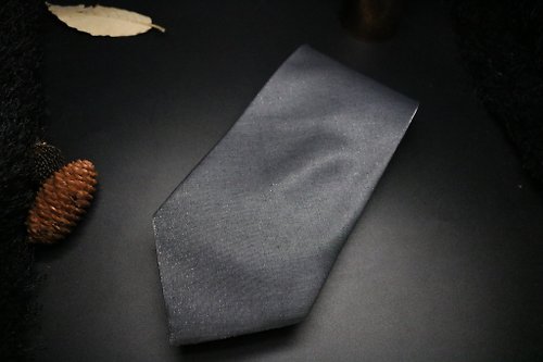 壞紳士 水泥灰帥氣百搭領帶/紳士風婚禮necktie