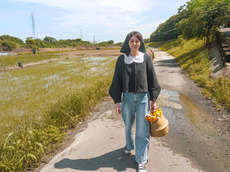 Missa Cut-Out Black Cotton Cardigan - Women's Casual & Functional Jackets - Cotton & Hemp Black
