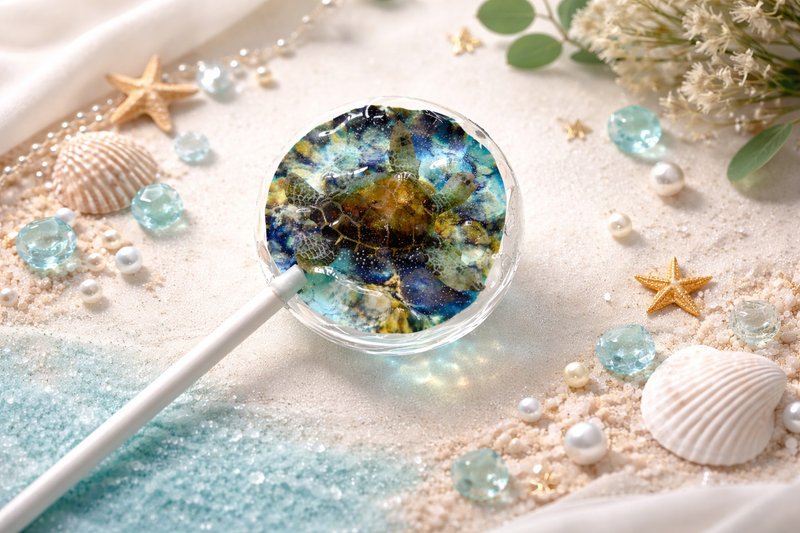 クリエイティブロリポップ - ウミガメ星潮 - スナック菓子 - 食材 ブルー