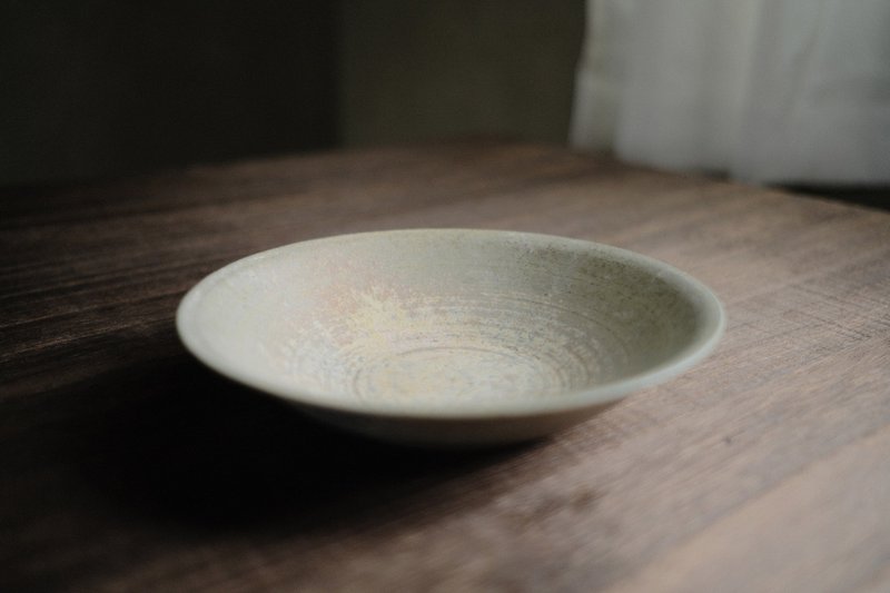 Permafrost・Saka Mountains・junction・thin plate - Plates & Trays - Pottery Gray