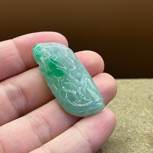 元元圓滾滾 水晶手鍊 瀚玉珠寶.天然A貨緬甸玉翡翠.辣綠竹節竹子.節節高升.種好搶眼綠.
