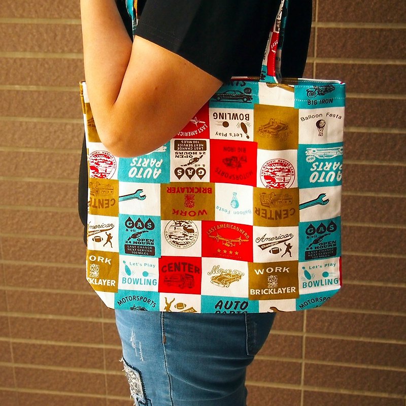 Shopping bag - Handbags & Totes - Cotton & Hemp Multicolor