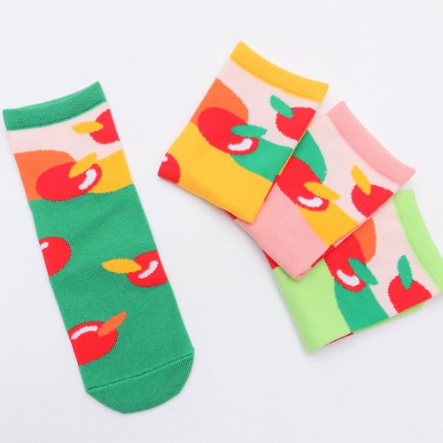 ZILA SOCKS | 台灣織襪設計品牌 平安長大親子襪(藝術家聯名款) | 4色
