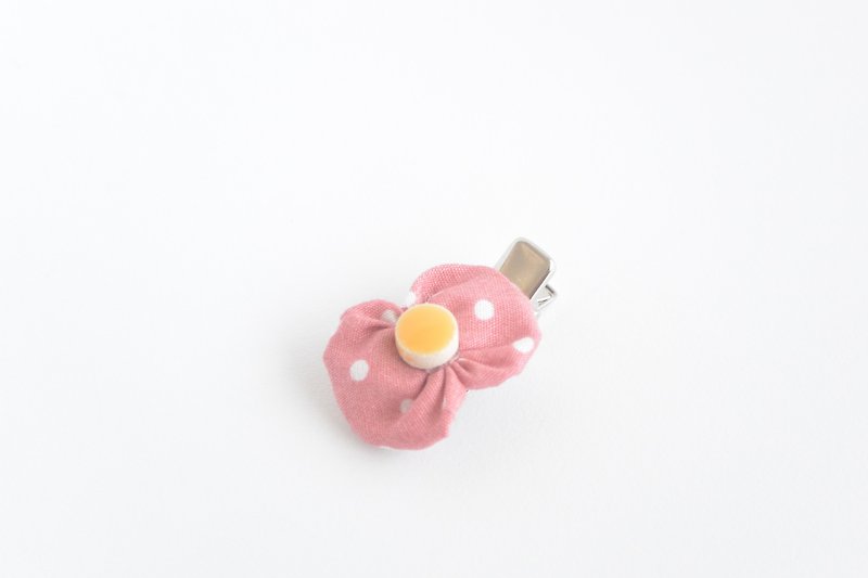 Baby butterfly hairpin - Pink Shuiyu - เครื่องประดับผม - วัสดุอื่นๆ สีแดง