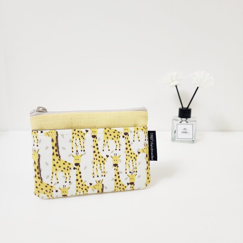 [Mini Giraffe-(yellow)] HOT!!! Animal Series Coin Purse Exchange Gift - Coin Purses - Cotton & Hemp Yellow