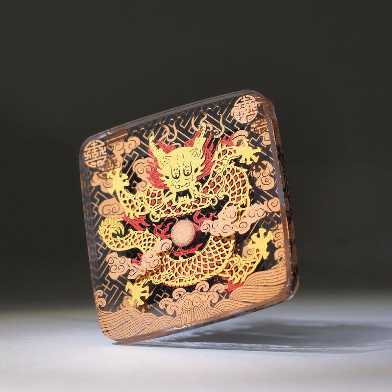 五爪金龍 FingerART紙藝術磁石貼 香港文化系列 (PM-07) - 磁鐵 - 其他材質 多色