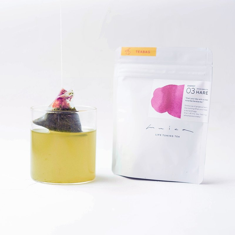 日本茶 03スパイス煎茶HARE / 標準サイズ ティーバッグ2.5g×8 - 茶葉/茶包/水果茶 - 其他材質 
