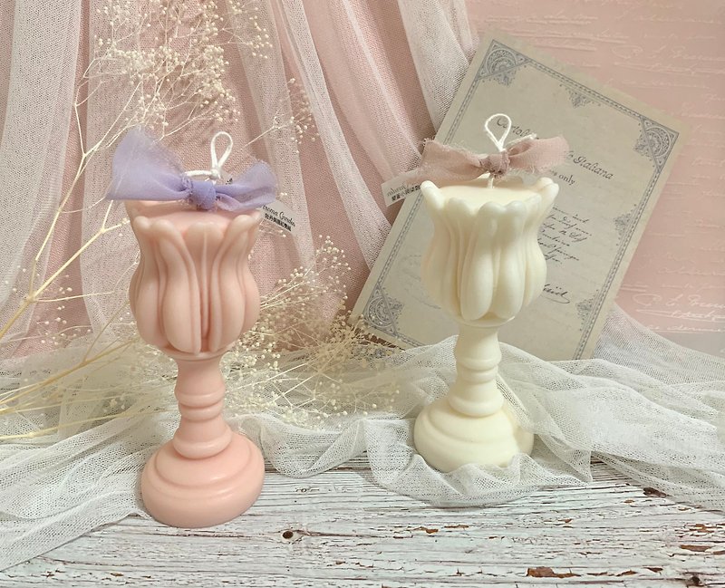 Tulip Candlestick Scented Candles/ Birthday Gifts/Wedding Gifts/Wedding Small Items/Valentine's Day Gifts - Candles & Candle Holders - Wax 