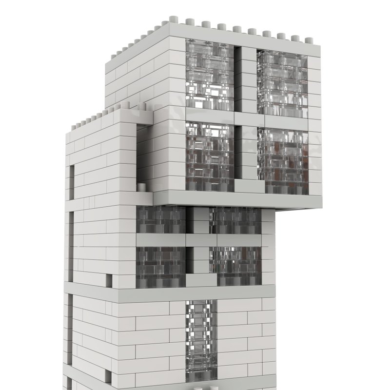 Archbrick 4x4 House Brick (Tadao Ando) - Items for Display - Plastic Multicolor