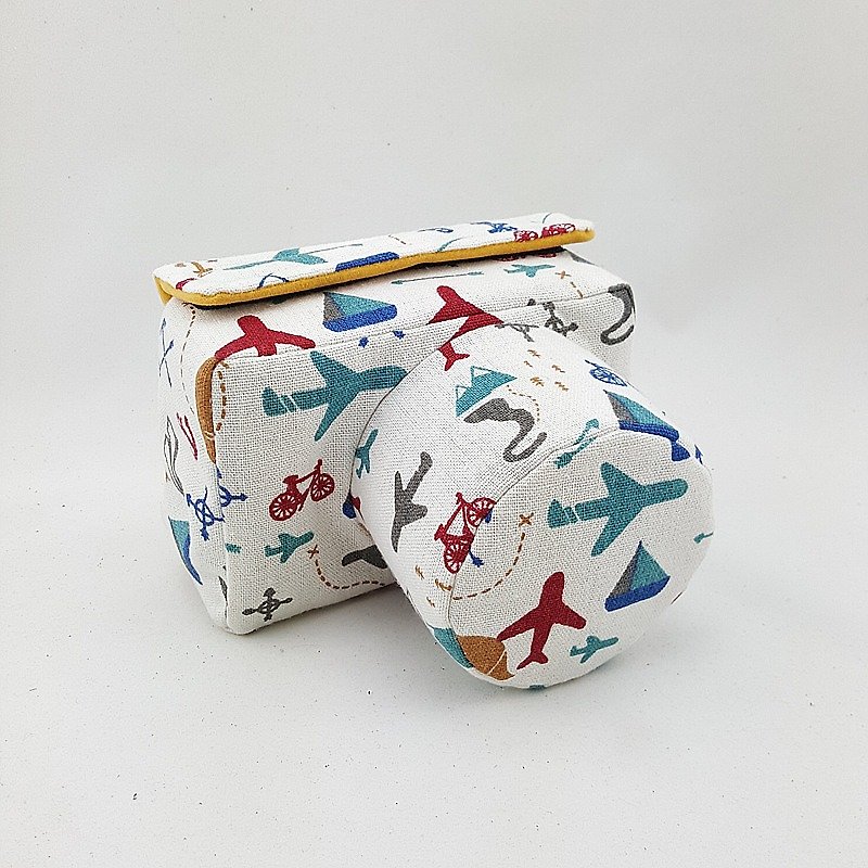 Custom gift camera bag custom can be lettering embroidered word SLR SLR camera bag photographer gift - กระเป๋ากล้อง - ผ้าฝ้าย/ผ้าลินิน 