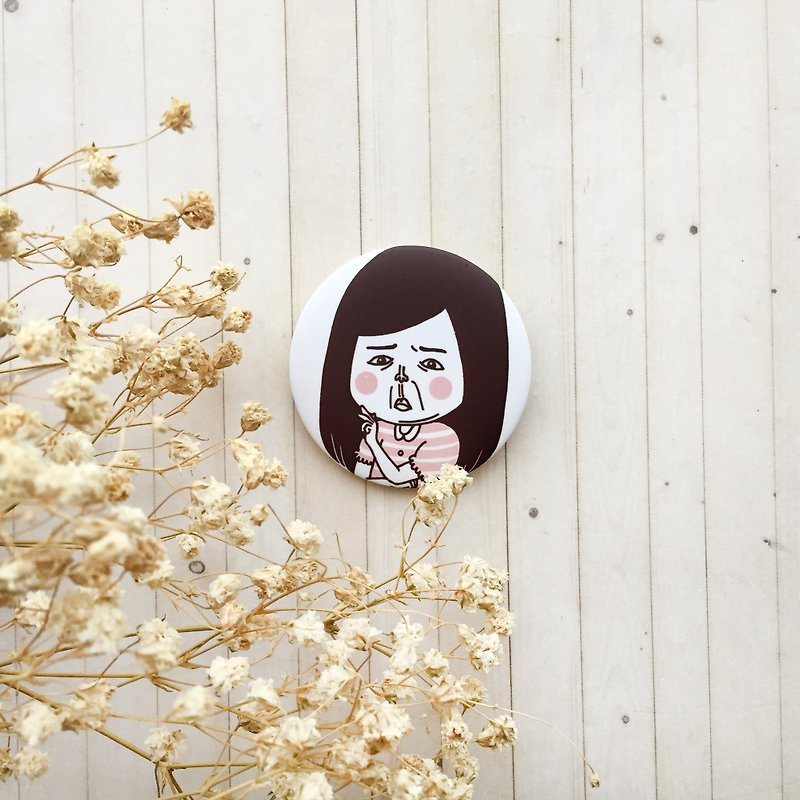 Yao Jiaomai | Badge - Badges & Pins - Other Materials Pink