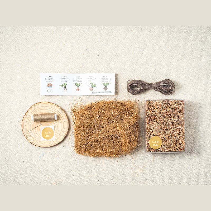 【Sphagnum ball DIY material package does not contain plants】-handmade/gift exchange/party/home planting handmade - จัดดอกไม้/ต้นไม้ - วัสดุอื่นๆ 