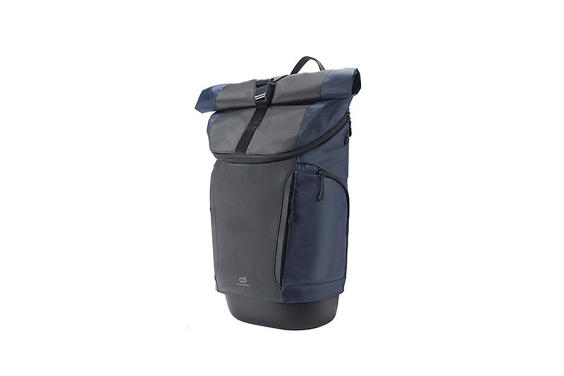 Quick card backpack sports (dark blue/titanium gray) - กระเป๋าเป้สะพายหลัง - เส้นใยสังเคราะห์ สีน้ำเงิน
