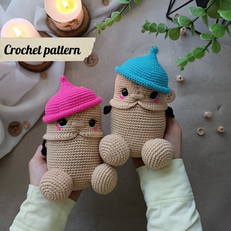 Penis crochet pattern, Amigurumi pattern for beginner, Crochet penis Pdf photo t - 手工藝教學/工具書 - 其他材質 