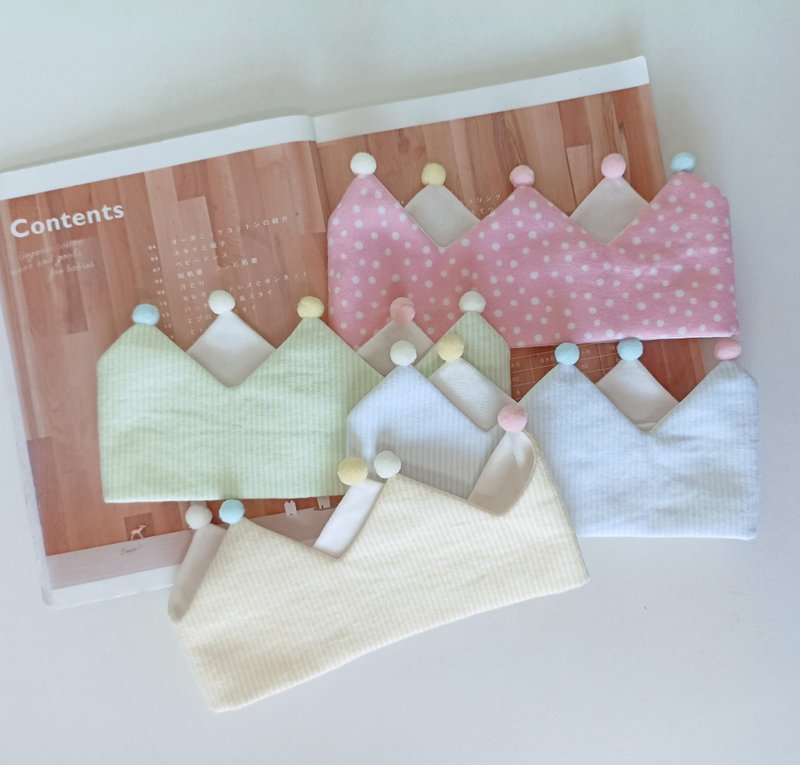 【11/14後出貨】生日禮物 週歲禮物 生日帽 派對帽 生日皇冠  生 - 嬰兒帽子/髮帶 - 棉．麻 