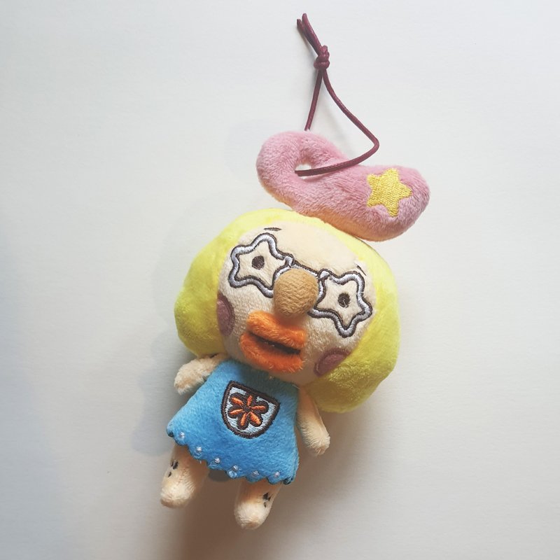 Personalized Bagels plush doll - ตุ๊กตา - ไฟเบอร์อื่นๆ สีเหลือง