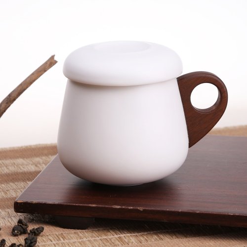 宜龍茶器 德國紅點設計獎|白居易蓋濾杯(380ml)-精裝
