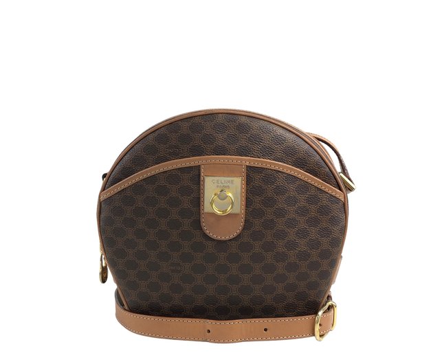 日本直送 名牌中古包 】CELINE セリーヌ マカダム ショルダー