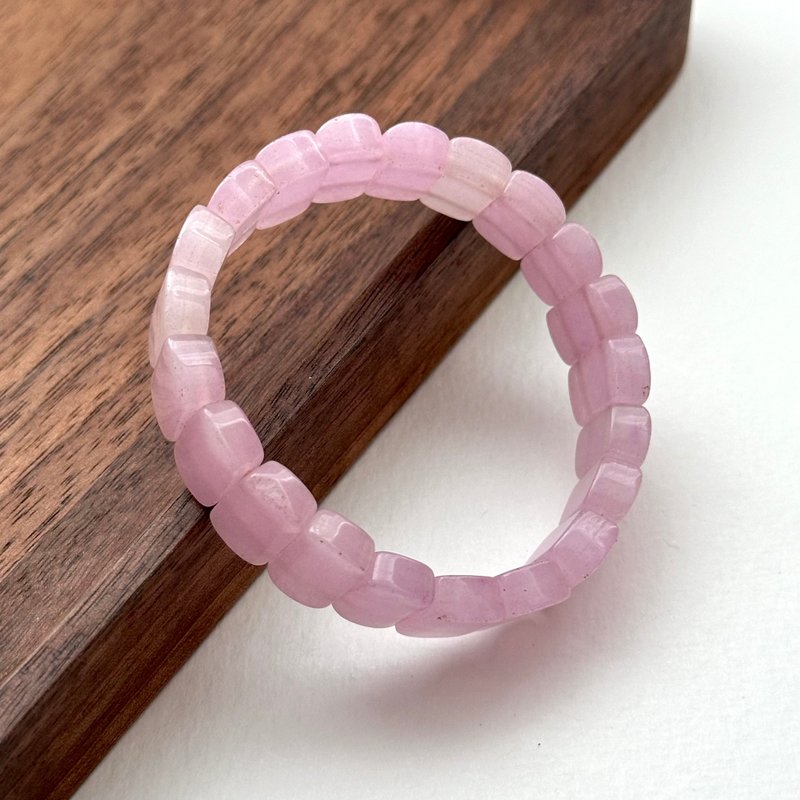 [Refurbished for Libra and Scorpio | October] Deep Rose Quartz Lightly Arranges Love to Treat Trauma and Interpersonal Relationships - Bracelets - Crystal Pink