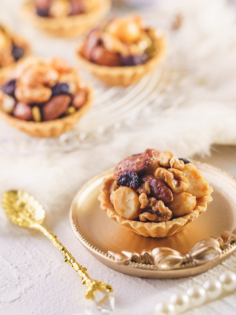 Happy Lan Dessert Toffee Nut Tart 【Room temperature】 - Snacks - Fresh Ingredients 