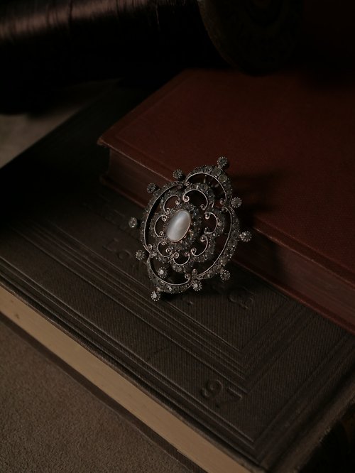 鑲珹古董珠寶 1910s 英國 美好年代珠母貝吊墜
