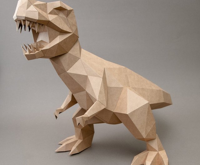 Modelo 3D papercraft do Dinossauro Tyrannosaurus Rex