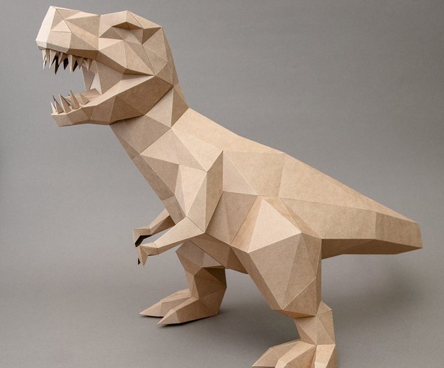 Modelo 3D papercraft do Dinossauro Tyrannosaurus Rex