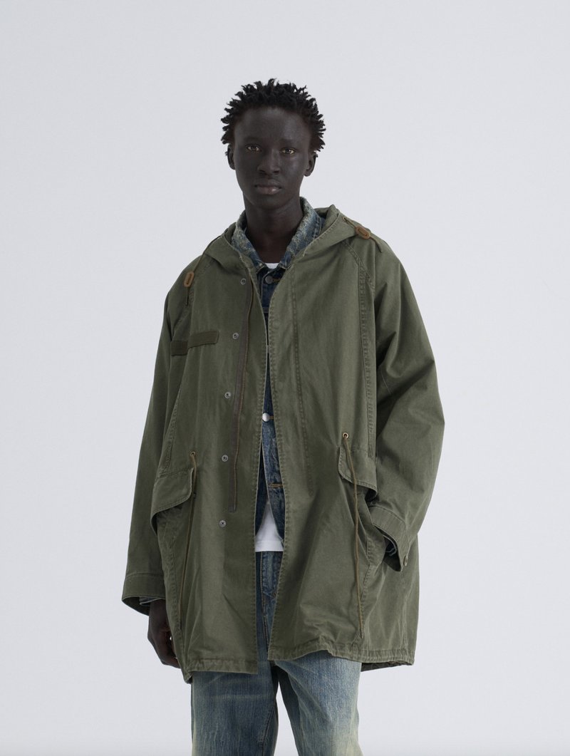 澄礪 / 工裝連帽風衣外套 / M65 / M51 - 男夾克/外套 - 其他材質 多色