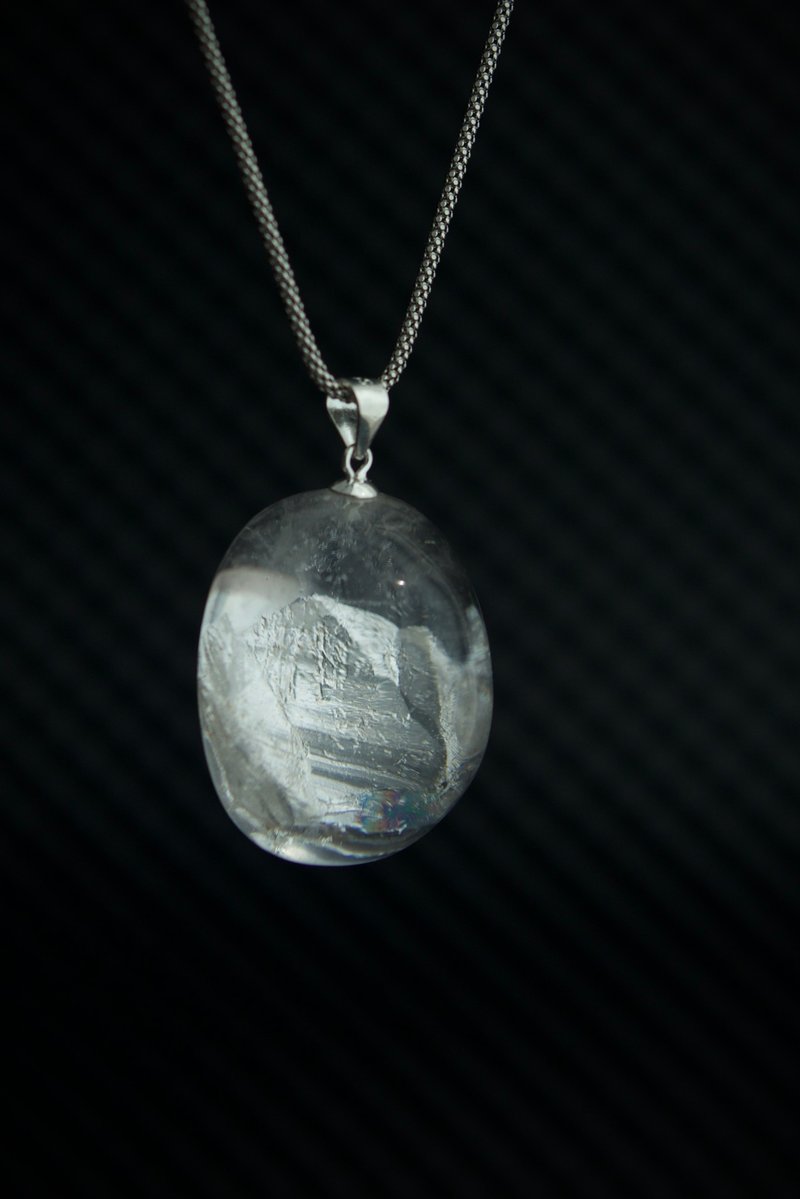 Bingfeng- Natural White Crystal Crystal - Necklaces - Crystal 