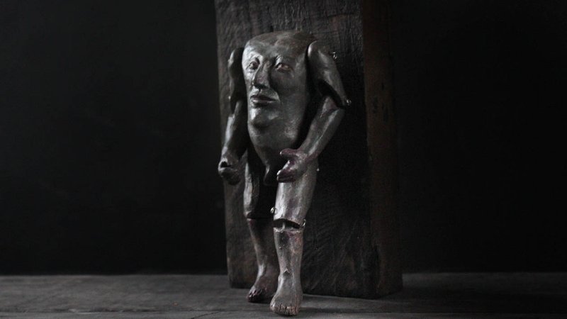 無頭先生 (雕塑 陶偶 公仔) - 公仔/玩偶 - 陶 