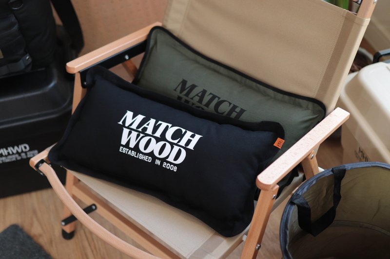 Matchwood LVHS LOGO Pillow&Cushion 抱枕 頭枕 頸枕 腰靠 枕頭 - 枕頭/抱枕 - 棉．麻 綠色