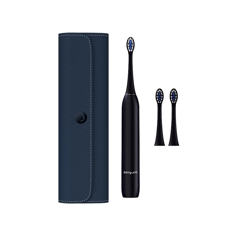 SonicPro Toothbrush+GentleCleanBrushHead(2pcs)(Cosmic Black)+Travel Case (Blue) - แปรงสีฟัน - วัสดุอื่นๆ สีดำ
