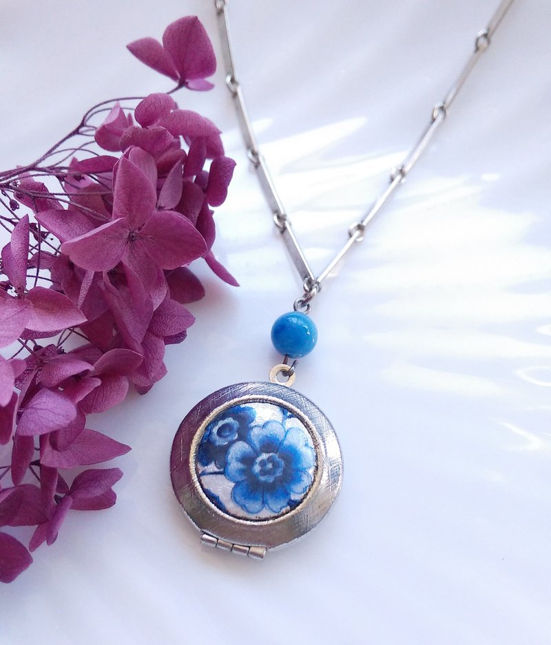 【西洋古董飾品】PARK LANE  Locket  典雅 項鍊 - 項鍊 - 其他材質 紫色