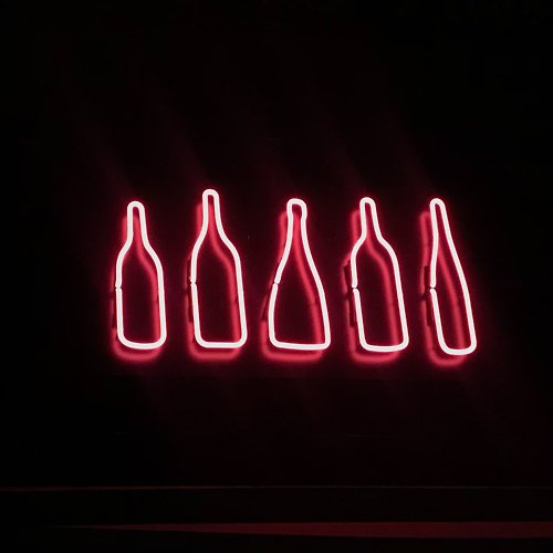 霓虹燈客制 酒瓶霓虹燈LED發光字Wine Bottle Neon Sign裝飾廣告招牌