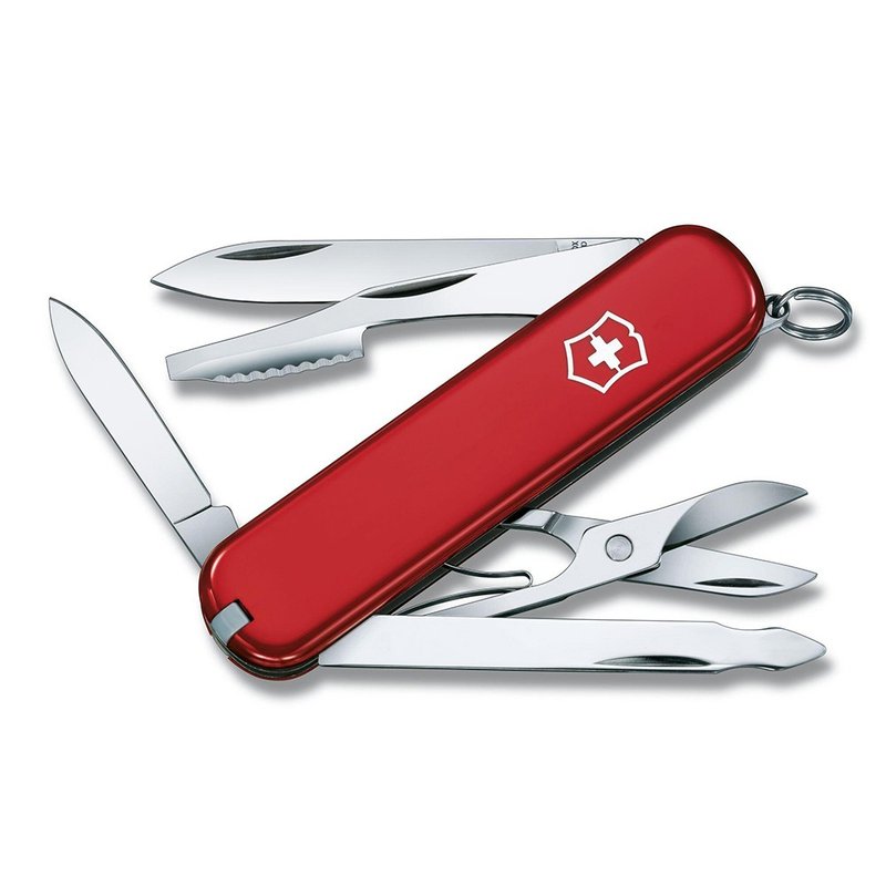 VICTORINOX Swiss Victorinox Swiss Knife 10 Use 74mm Red 0.6603 - Camping Gear & Picnic Sets - Stainless Steel Red