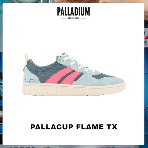 PALLADIUM PALLADIUM PALLACUP FLAME TX 復古休閒鞋 藍紅 74486