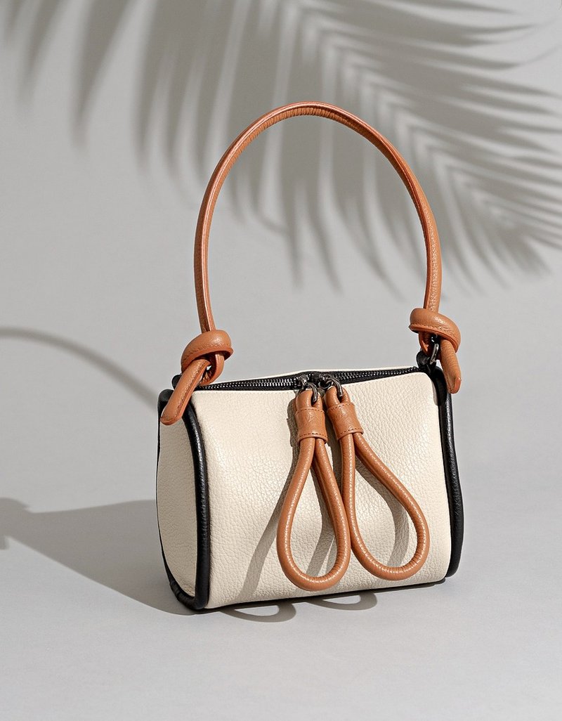 BUNGEE (Tobacco) Multi-Wear Soft Genuine Leather Bag - 手提包/手提袋 - 真皮 多色