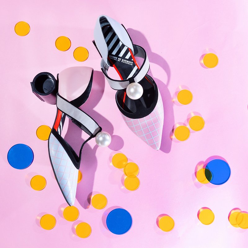 | HOA | Small pointed toe color-block print high heels | Pink | 5151 | - รองเท้าส้นสูง - หนังเทียม สึชมพู