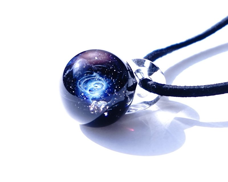 隕石の力 ver3 meteorite ギベオン隕石入り 宇宙 惑星 隕石 ガラス ペンダント 宇宙 【送料無料】 - 項鍊 - 玻璃 藍色