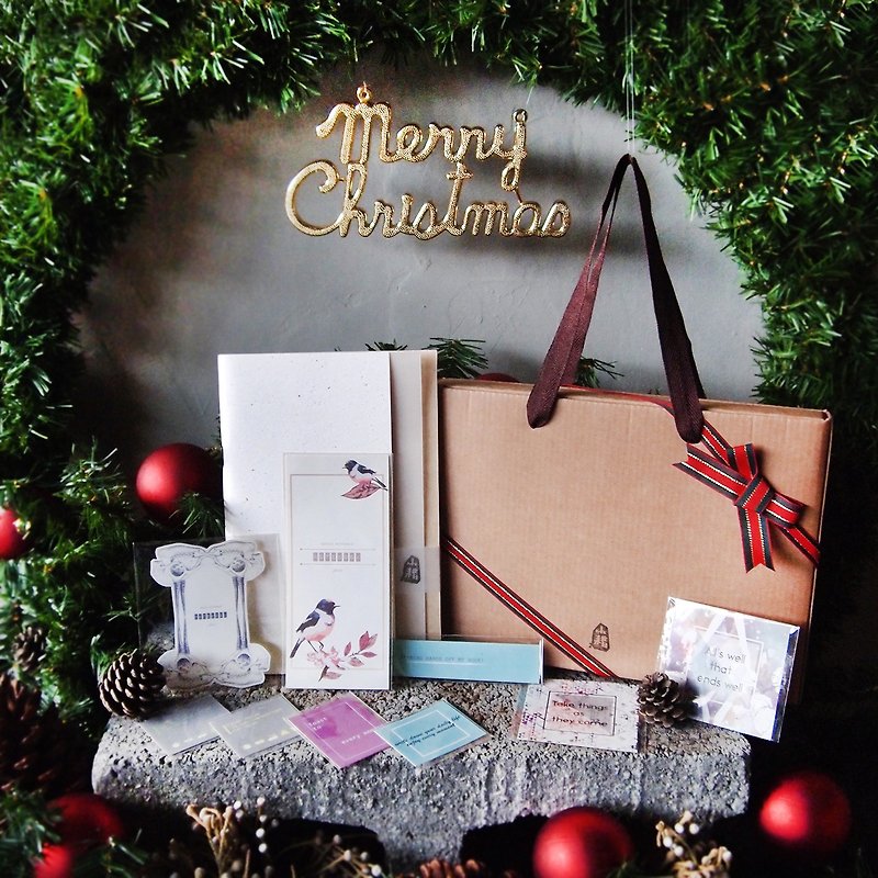 Christmas gift exchange combination 300 yuan / Exclusive Edition - สมุดบันทึก/สมุดปฏิทิน - กระดาษ ขาว