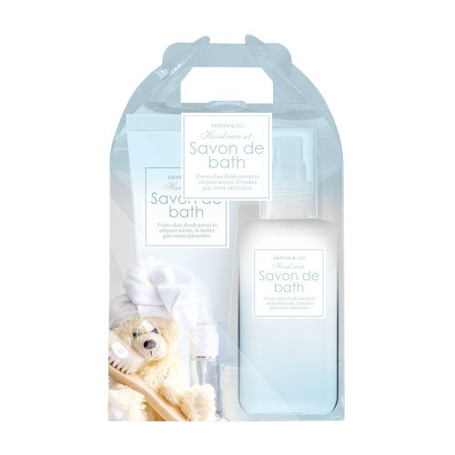 OHANA MAHAALO 療癒概念店 SAVON & CO. 水色鈴蘭 乾淨手手禮盒