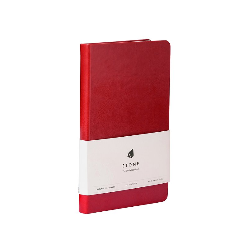 British STONE Kitchen God Notebook / Red - Notebooks & Journals - Faux Leather Red