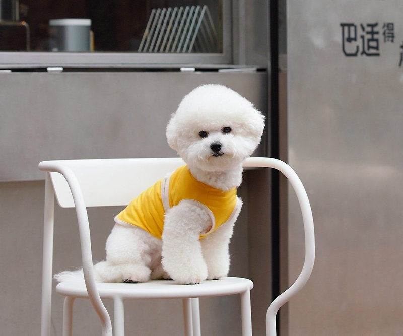 LAZYEAZY Pet Halter Vest Summer Cool and Relief Heat Relief Lightweight Breathable Cat Dog Costume Cute - ชุดสัตว์เลี้ยง - ผ้าฝ้าย/ผ้าลินิน หลากหลายสี