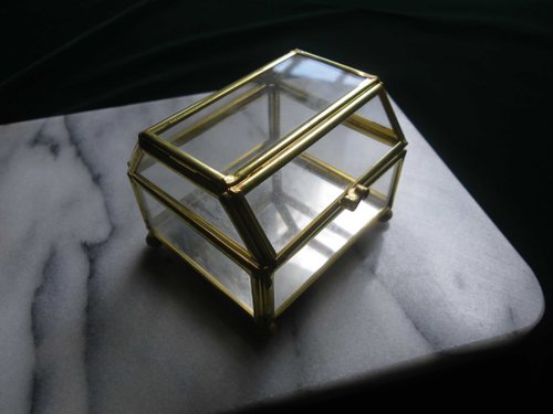 昔】台湾製初期のガラスジュエリーボックス - ショップ OLD-TIME